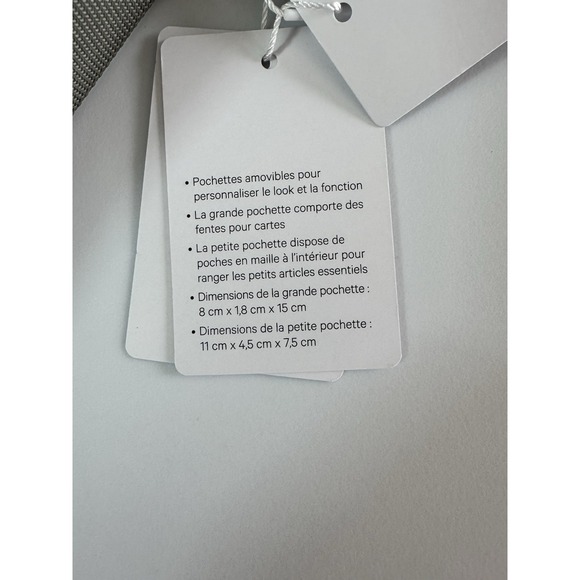 New Lululemon Dual Pouch Wristlet Wallet GRSG/LTIV/SLVR Silver Hardware Logo - Picture 6 of 7